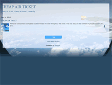 Tablet Screenshot of cheap-air-ticket.blogspot.com