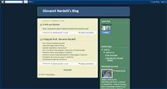 Desktop Screenshot of giovanninardelli.blogspot.com