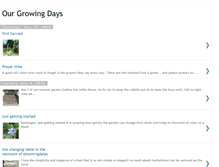 Tablet Screenshot of ourgrowingdays.blogspot.com