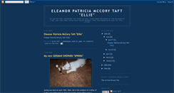 Desktop Screenshot of ellietaft.blogspot.com