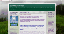 Desktop Screenshot of lighthouseherbs.blogspot.com
