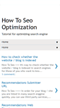 Mobile Screenshot of howtoseo-optimization.blogspot.com