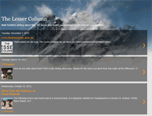 Tablet Screenshot of lessercolumn.blogspot.com
