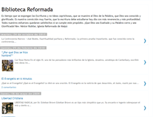 Tablet Screenshot of bibliotecareformada.blogspot.com