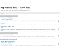 Tablet Screenshot of hoparoundindiatraveltips.blogspot.com