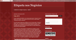 Desktop Screenshot of etiquetanosnegocios.blogspot.com