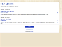 Tablet Screenshot of nbaupdates15.blogspot.com