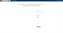 Desktop Screenshot of citaat.blogspot.com