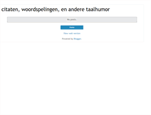 Tablet Screenshot of citaat.blogspot.com