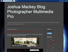 Tablet Screenshot of joshuadmackey.blogspot.com