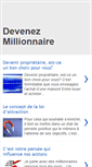 Mobile Screenshot of devenezmillionnaire.blogspot.com