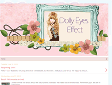 Tablet Screenshot of dollyeyeseffect.blogspot.com
