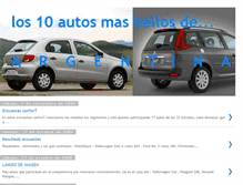 Tablet Screenshot of los10autosmasbellosdeargentina.blogspot.com