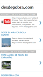 Mobile Screenshot of desdepobra.blogspot.com