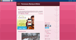 Desktop Screenshot of melissa-tennesseebackyardbirds.blogspot.com