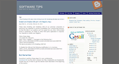 Desktop Screenshot of latestsoftwaretips.blogspot.com