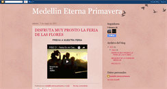 Desktop Screenshot of medellineternaprimavera.blogspot.com