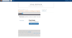 Desktop Screenshot of ipaqrepair.blogspot.com