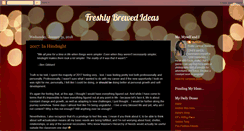 Desktop Screenshot of freshlybrewedideas.blogspot.com