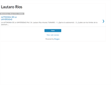 Tablet Screenshot of lautarorios.blogspot.com