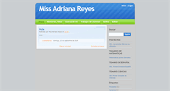 Desktop Screenshot of missadrianareyes.blogspot.com