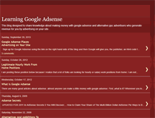 Tablet Screenshot of learningandteachinggoogleadsense.blogspot.com