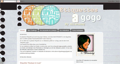 Desktop Screenshot of etiquettesagogo.blogspot.com