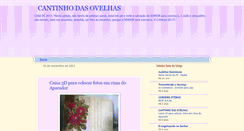 Desktop Screenshot of cantinhodasovelhinha.blogspot.com