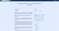 Desktop Screenshot of fionascommonplacebook.blogspot.com