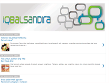 Tablet Screenshot of iqbalsandira.blogspot.com