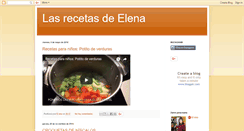 Desktop Screenshot of lasrecetasdelena.blogspot.com