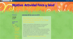 Desktop Screenshot of objetivoafysalud.blogspot.com