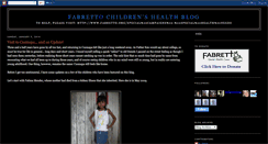 Desktop Screenshot of fabrettohealth.blogspot.com