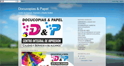 Desktop Screenshot of docucopiasypapel.blogspot.com