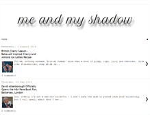 Tablet Screenshot of missielizzie-meandmyshadow.blogspot.com