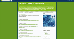 Desktop Screenshot of cursointroduccioningenieria.blogspot.com