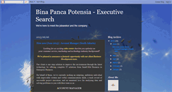 Desktop Screenshot of binapancapotensia.blogspot.com