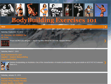 Tablet Screenshot of bodybuilding-exercises101.blogspot.com
