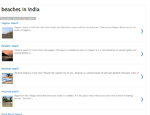 Tablet Screenshot of beachindia.blogspot.com