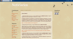 Desktop Screenshot of noticiarios-noticiarios.blogspot.com