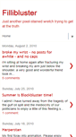 Mobile Screenshot of fillibluster.blogspot.com