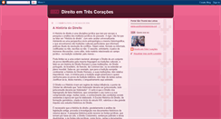 Desktop Screenshot of direitotrescoracoes.blogspot.com