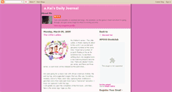 Desktop Screenshot of akaisdailyjournal.blogspot.com