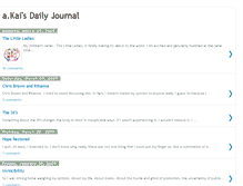 Tablet Screenshot of akaisdailyjournal.blogspot.com