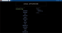 Desktop Screenshot of legalaffairscmk.blogspot.com