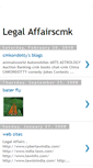 Mobile Screenshot of legalaffairscmk.blogspot.com