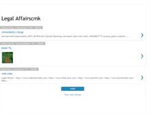 Tablet Screenshot of legalaffairscmk.blogspot.com