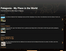 Tablet Screenshot of patagonia-myworld.blogspot.com