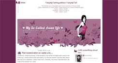 Desktop Screenshot of mysocalledasianlife.blogspot.com