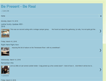 Tablet Screenshot of bepresentbereal.blogspot.com